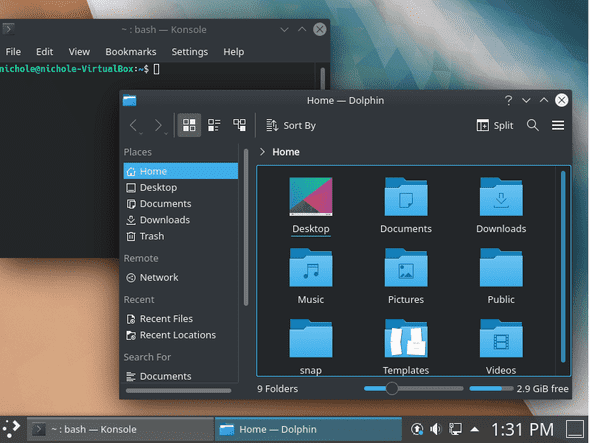 KDE Environment